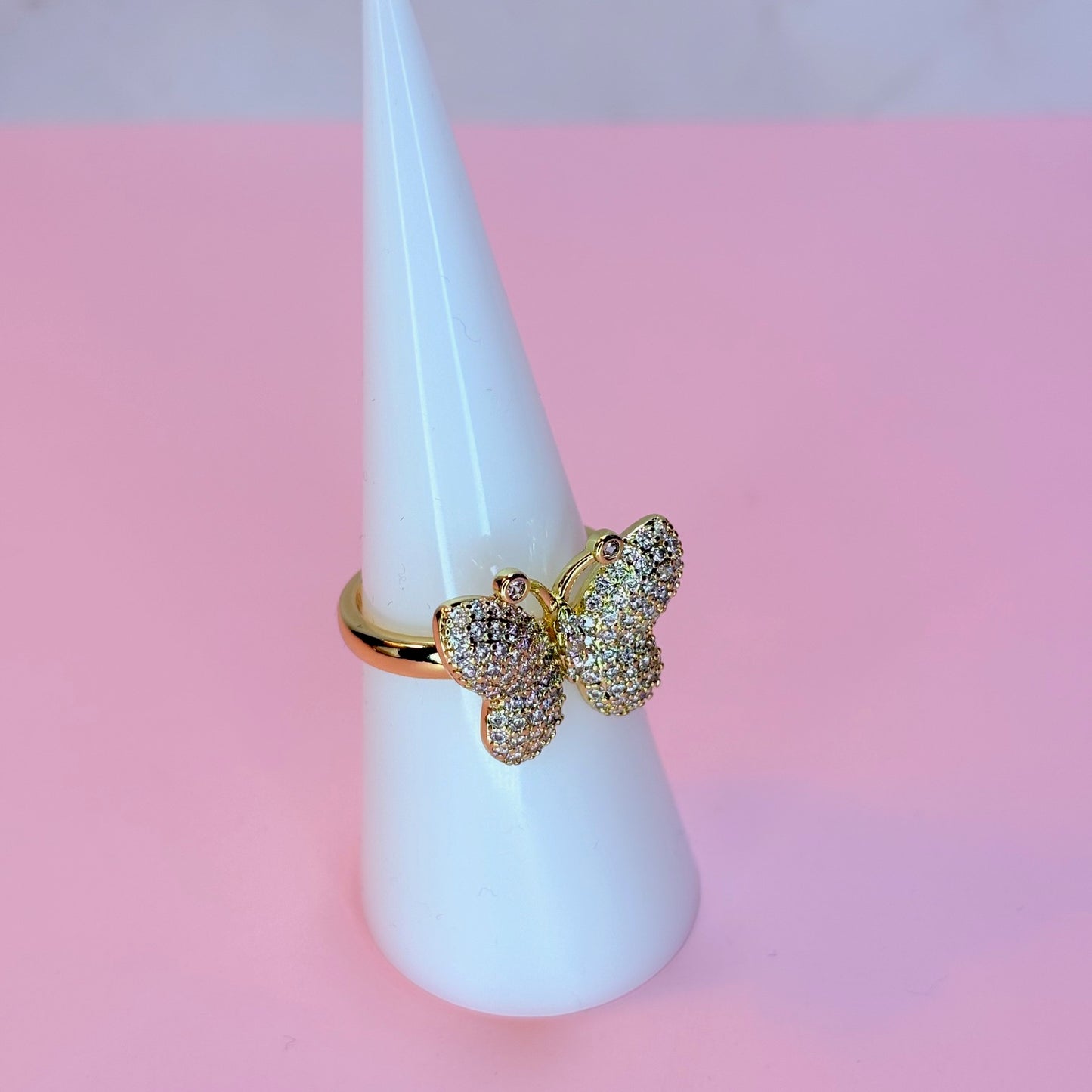 diamond flutter ring