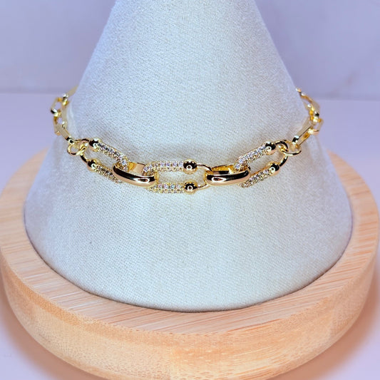 diamond links bracelet