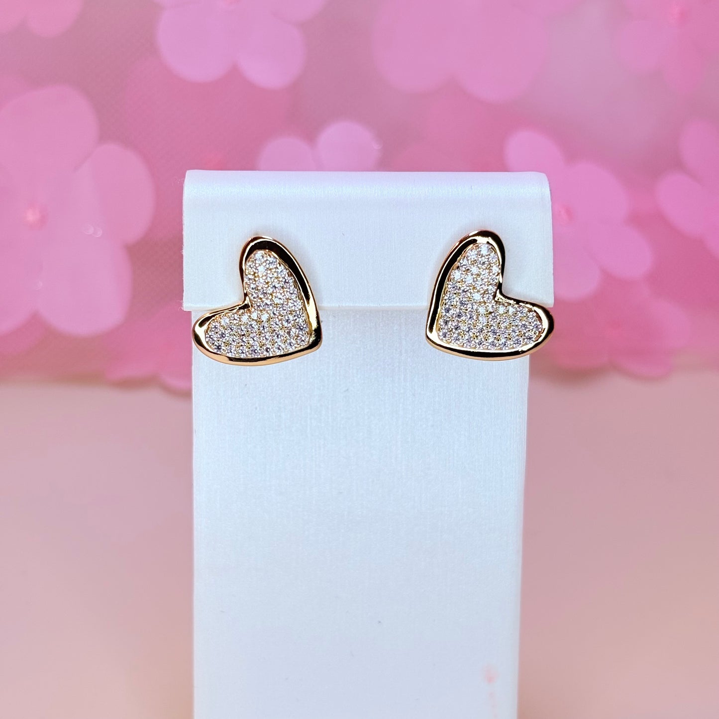 dolly heart earrings