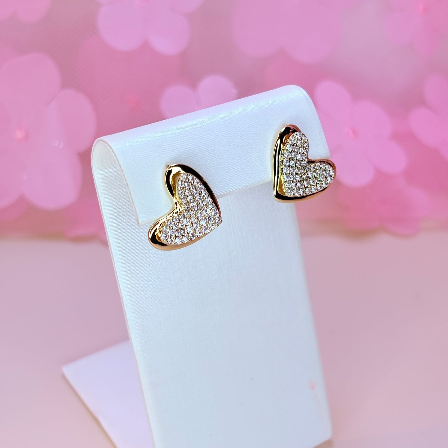dolly heart earrings