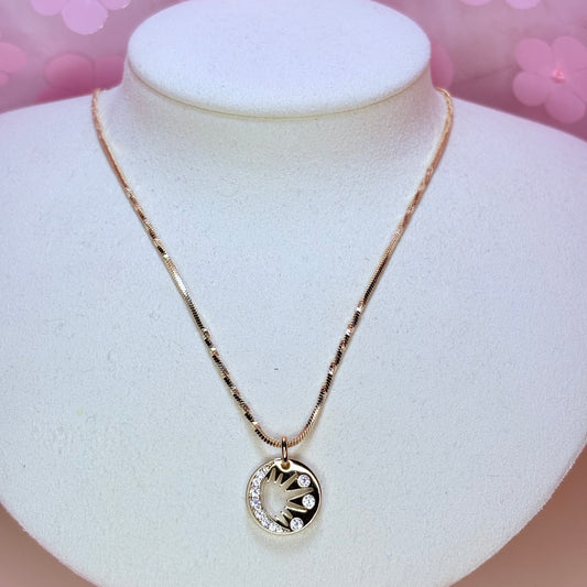 eclipse moon necklace