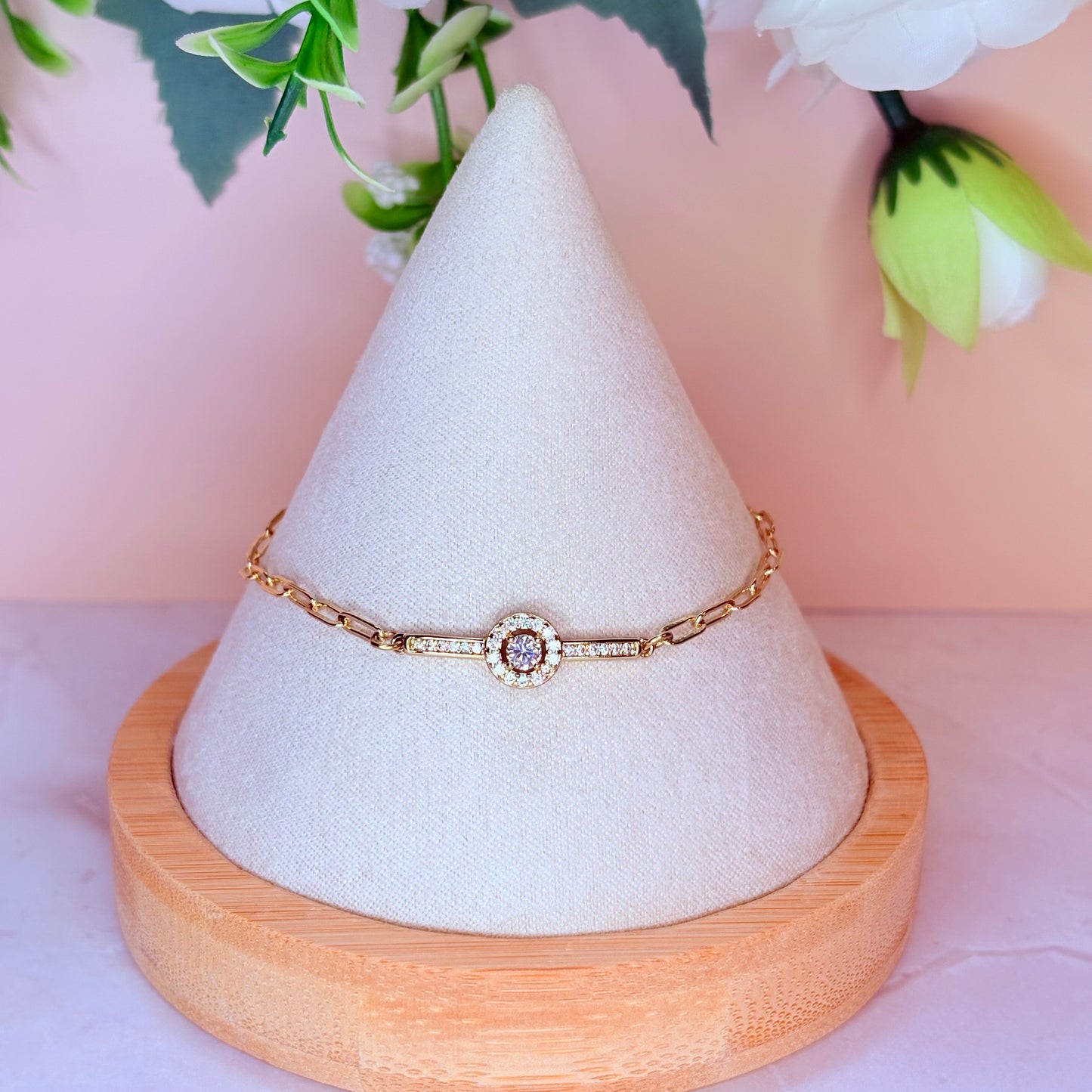 etta diamond delicate bracelet