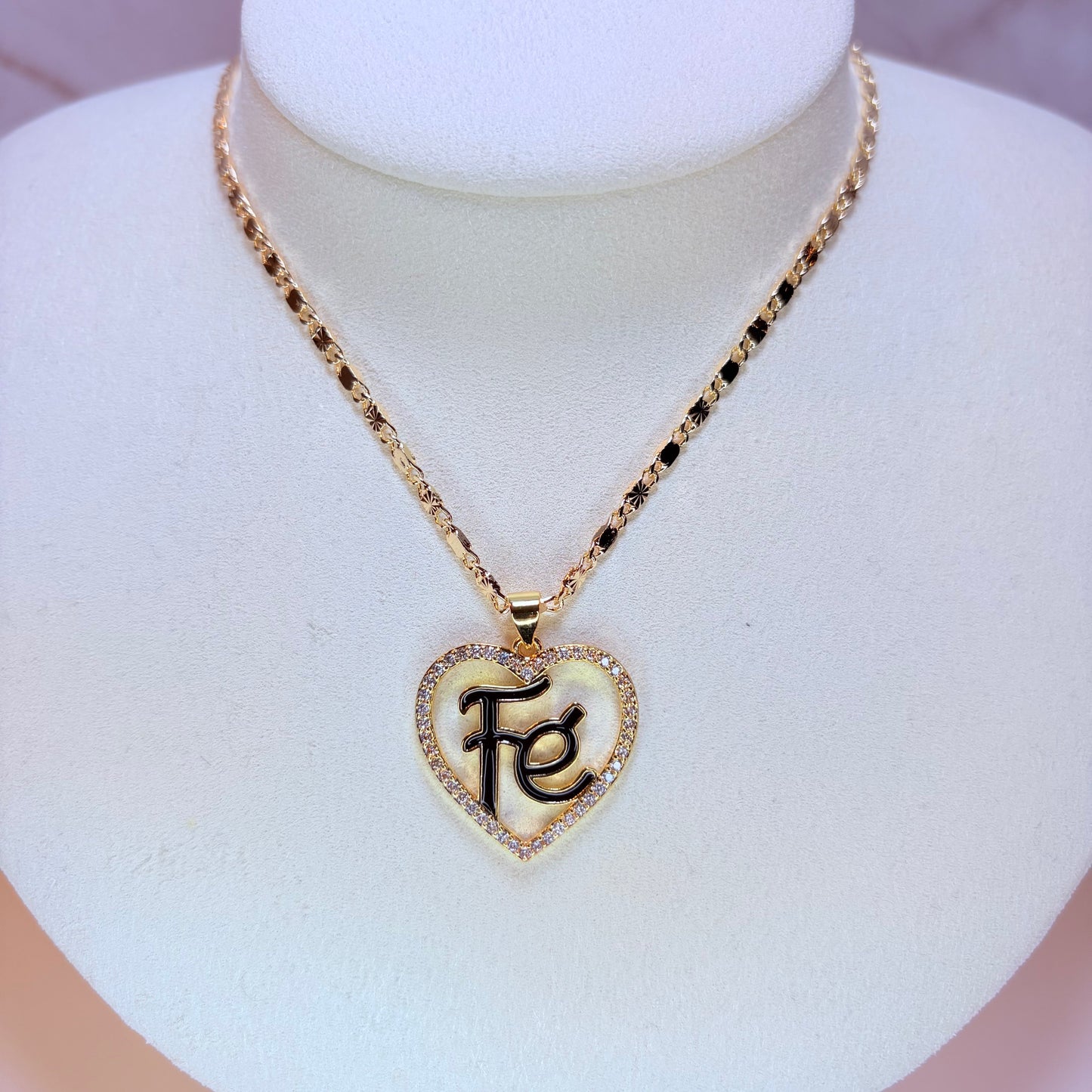 faith "fe" necklace