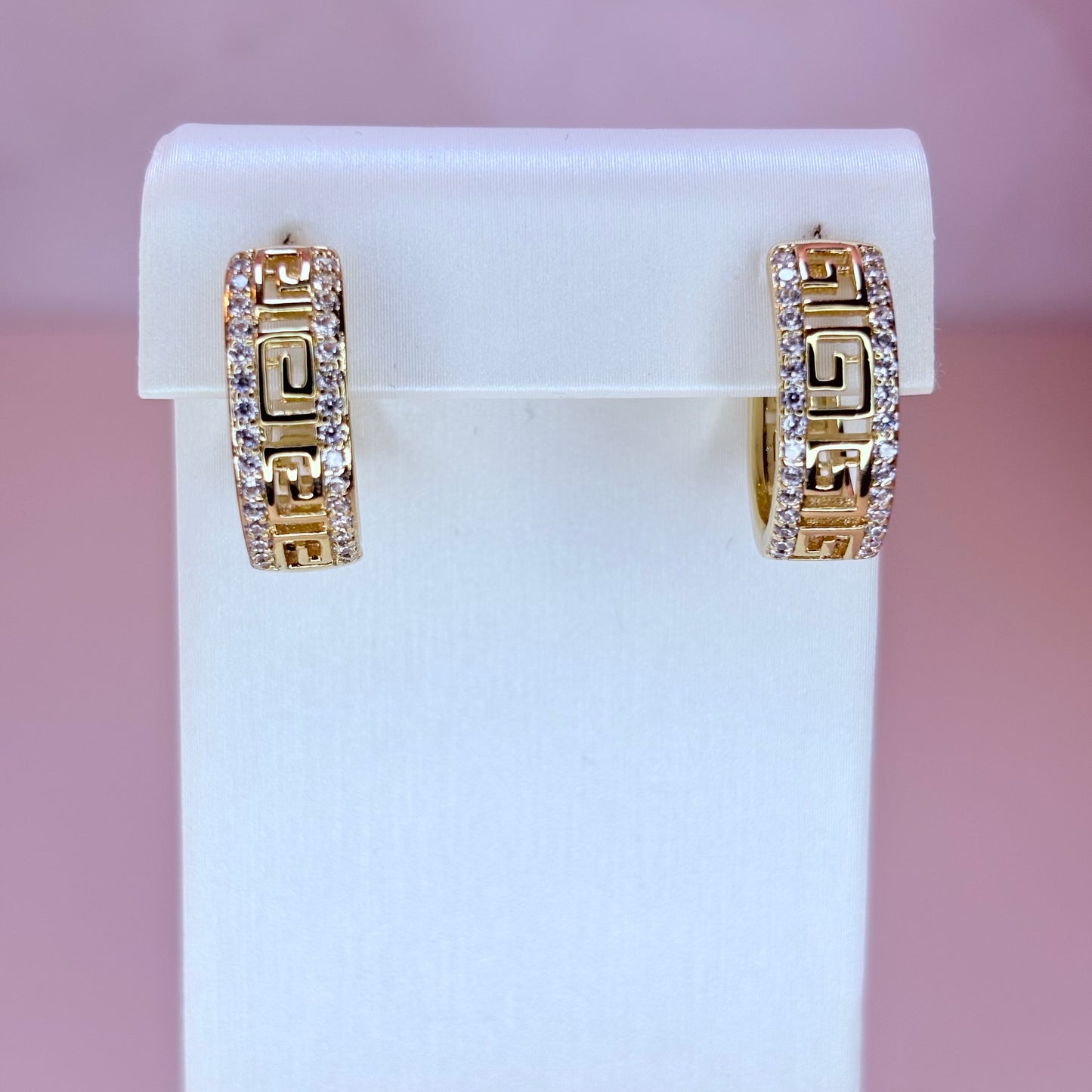 fendi inspo hoop earrings