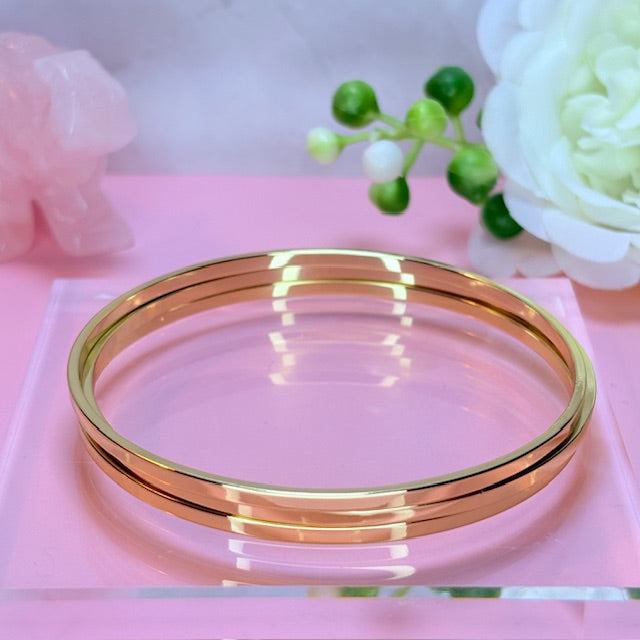 fin de semana gold bracelet