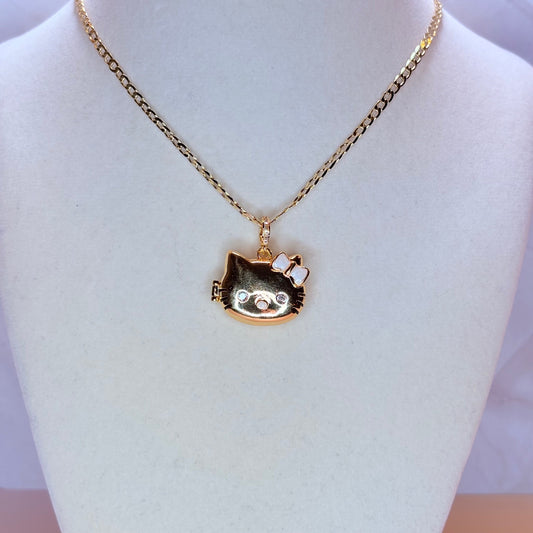 gatita locket necklace