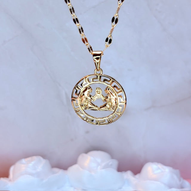 1" zodiac necklace