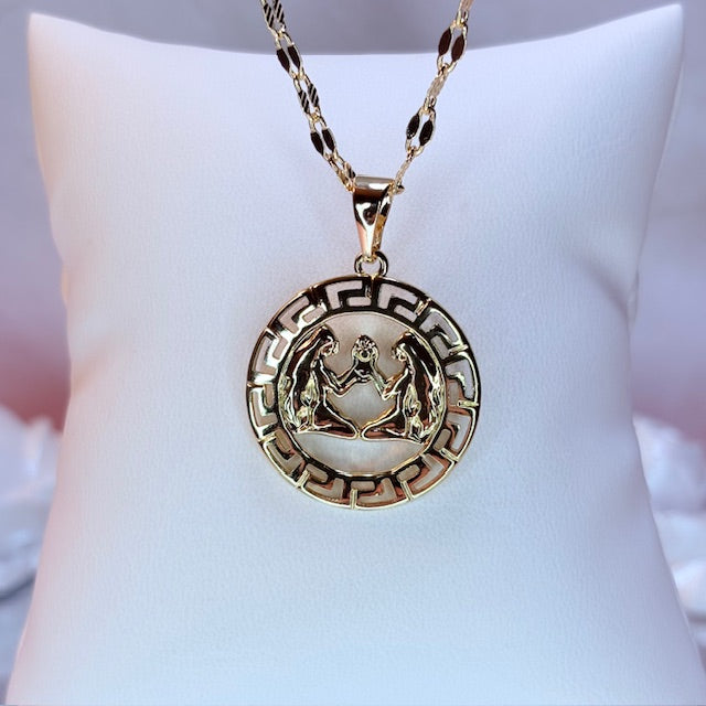 1" zodiac necklace