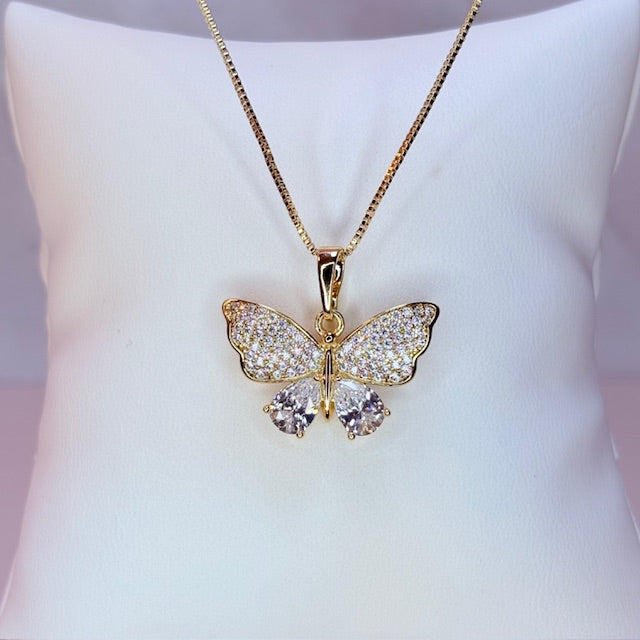 glimmerwing butterfly necklace