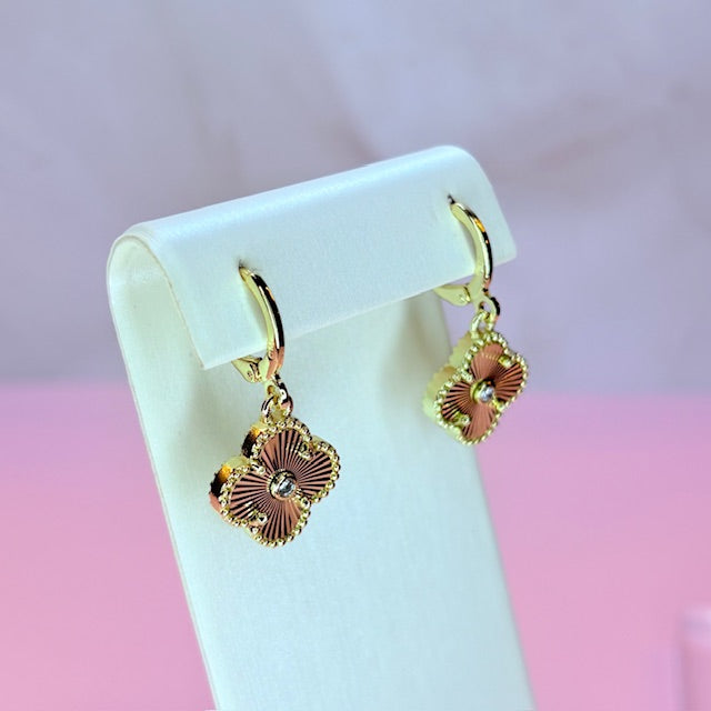 gold drop earrings