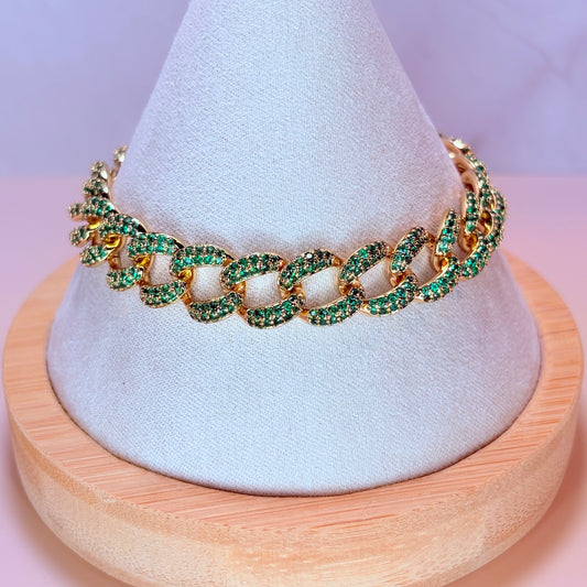 chanel cuban link bracelet