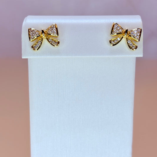 guineve bow earrings