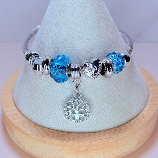 heartbeats & harmony charm bangle