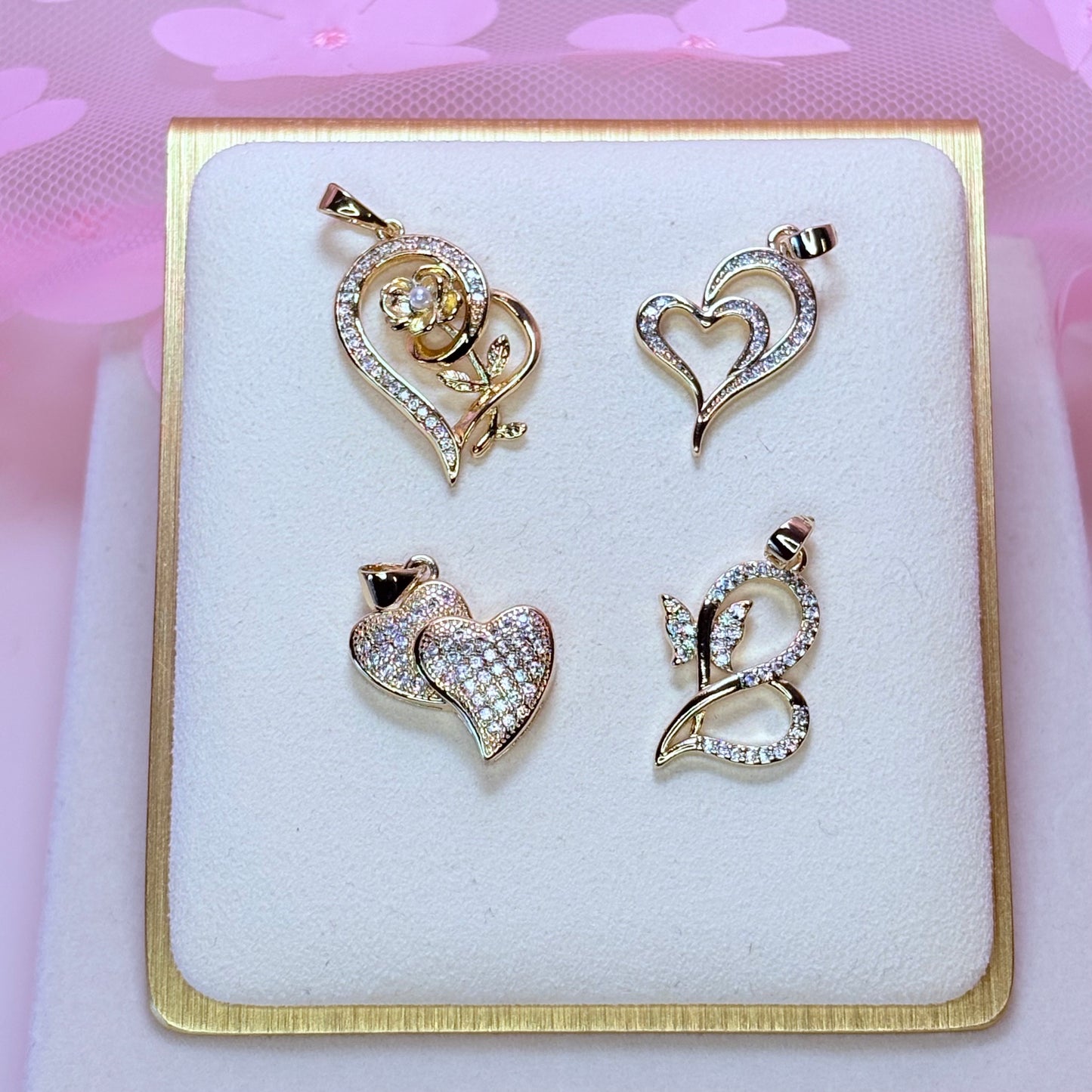 dazzle heart pendant collection