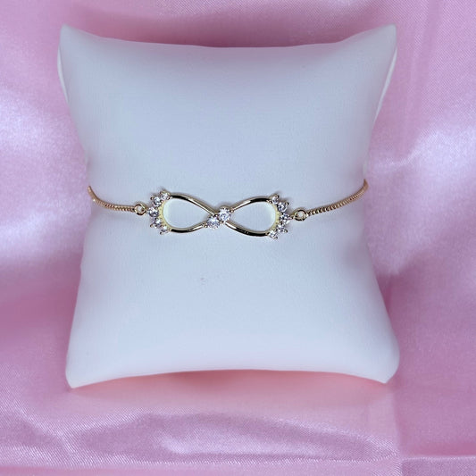 adjustable ximena infinity bracelet