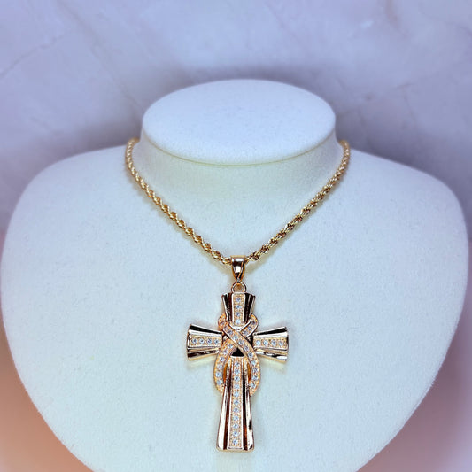infinity cross necklace