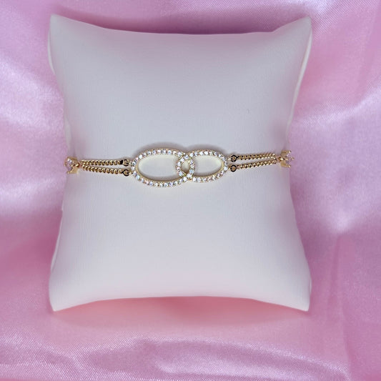 adjustable nayeli infinity bracelet