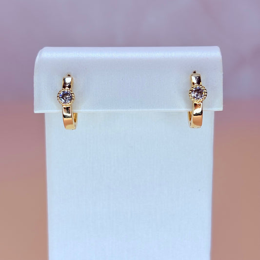 kael huggie earrings