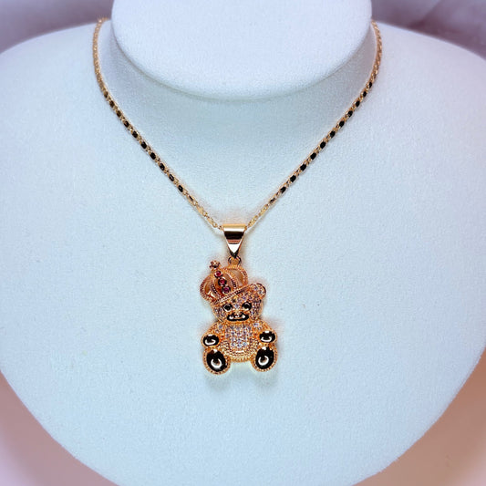 king teddy necklace