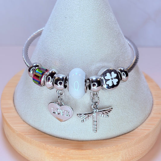libelula love charm bangle
