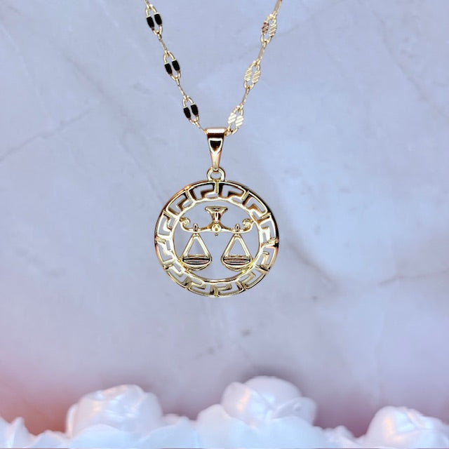 1" zodiac necklace