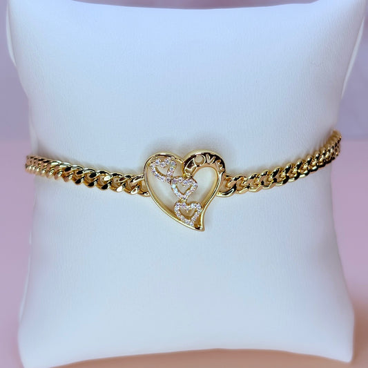love heart bracelet