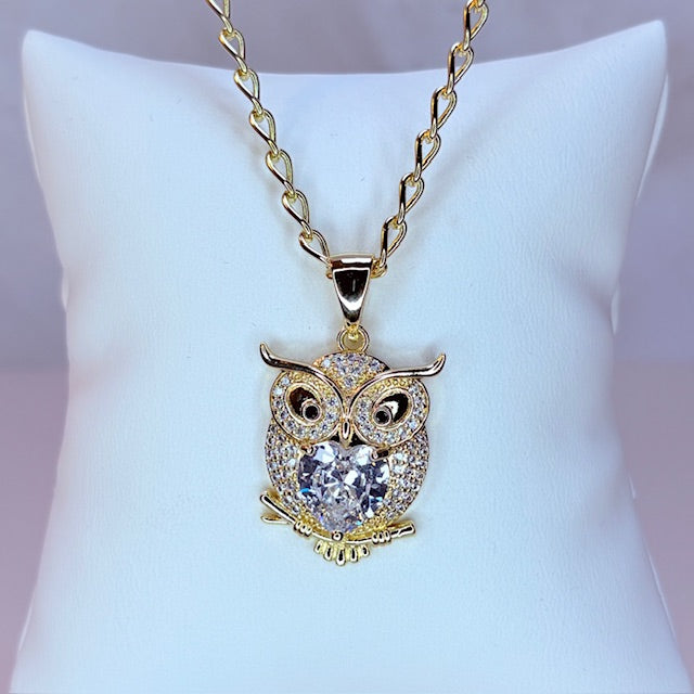 love owl necklace