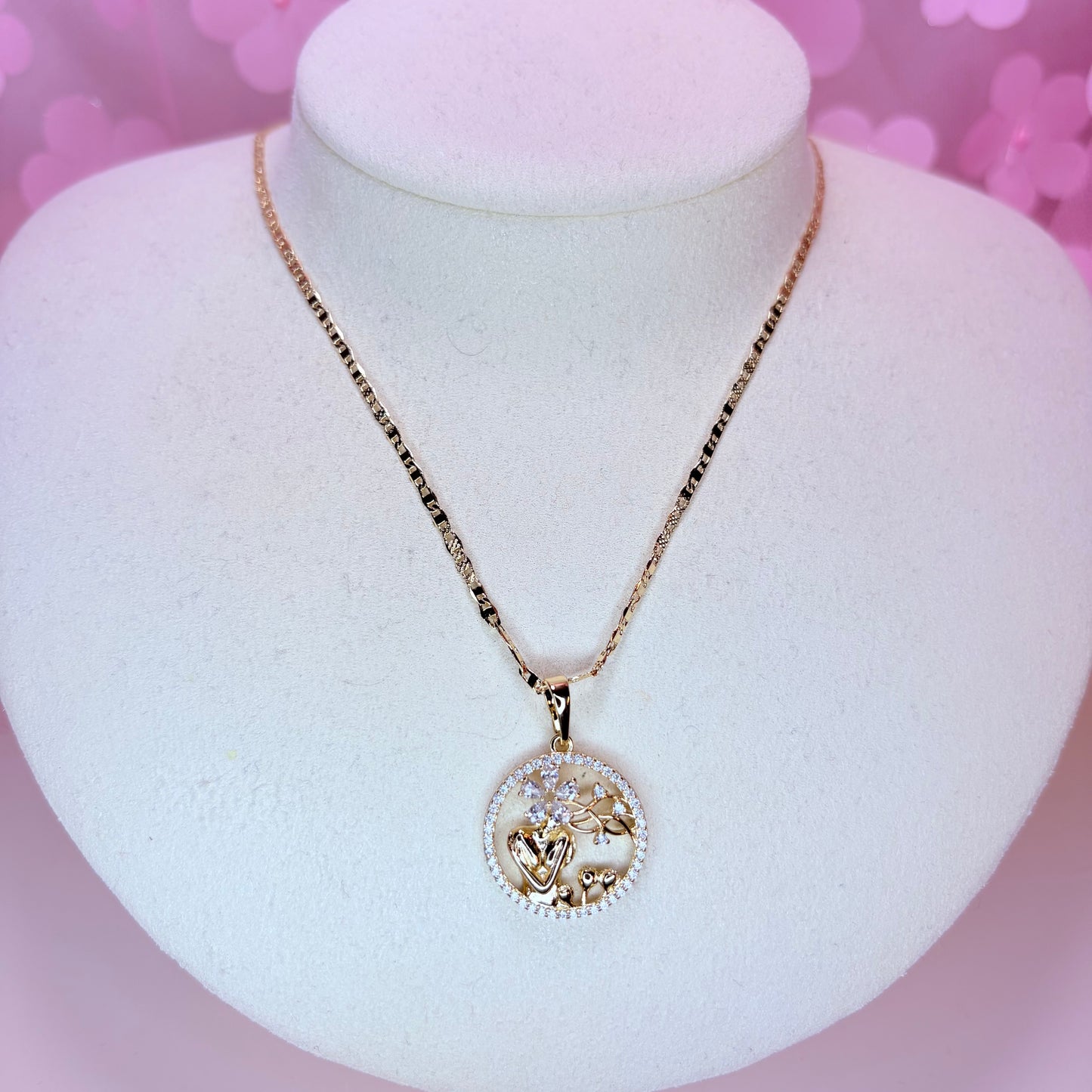 girl "love yourself" necklace