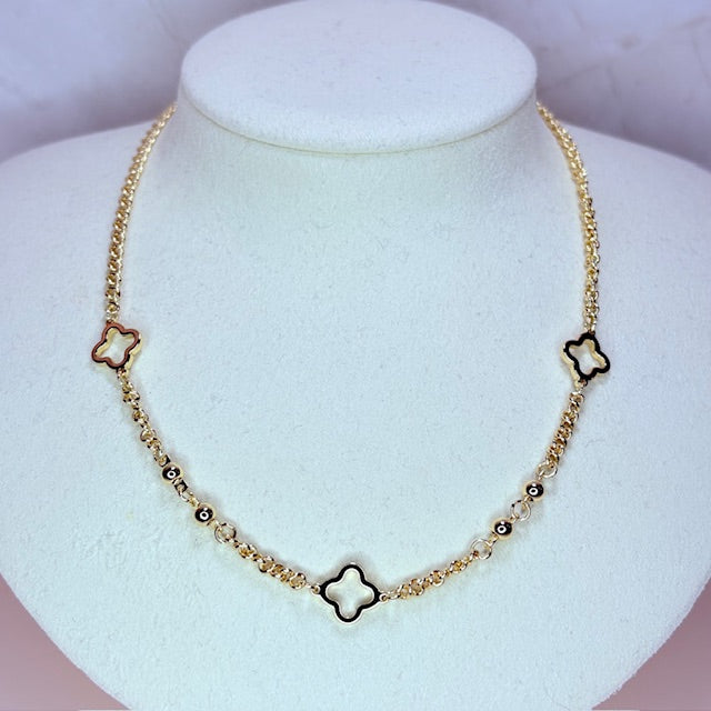 lucky coquette clover gargantilla