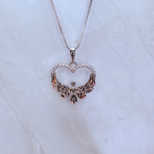 maluhia angel heart necklace