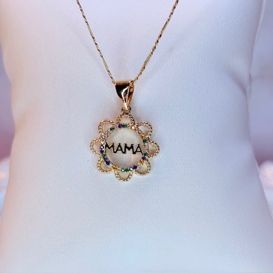 "mama" flower bracelet
