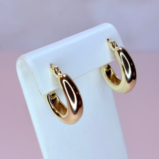medium chunky hoops