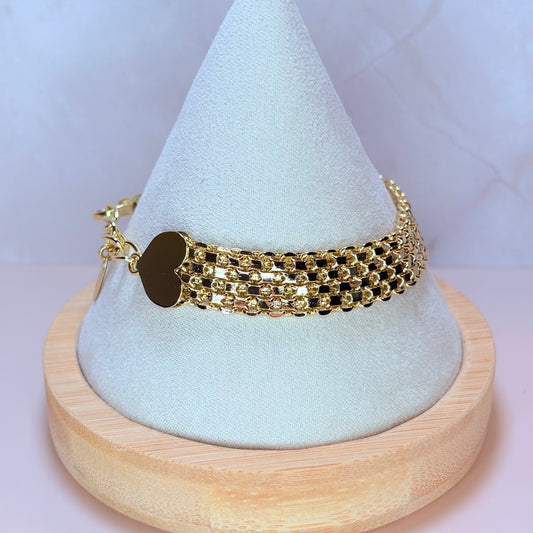 mei heart bracelet