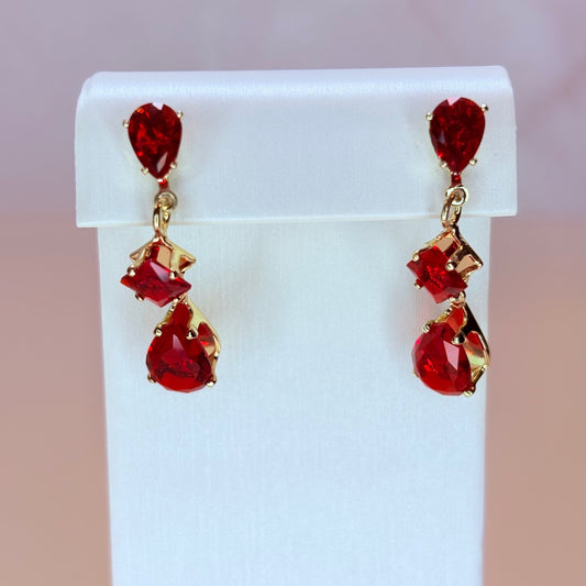 mima red earrings