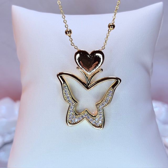 moani butterfly necklace