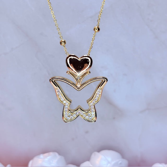 moani butterfly necklace