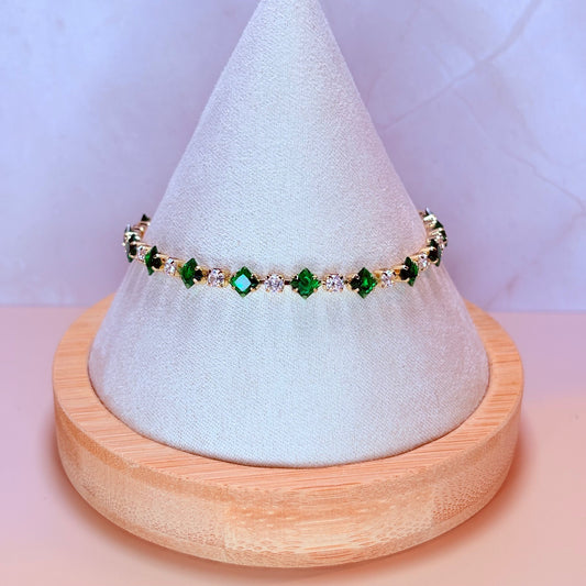 nina green diamond bracelet