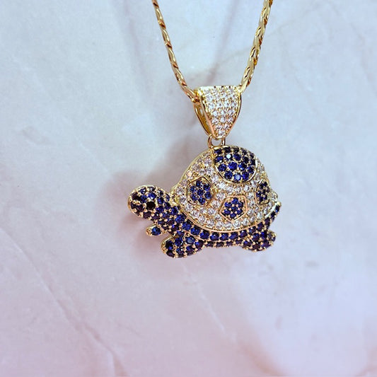 ocean jewel turtle necklace