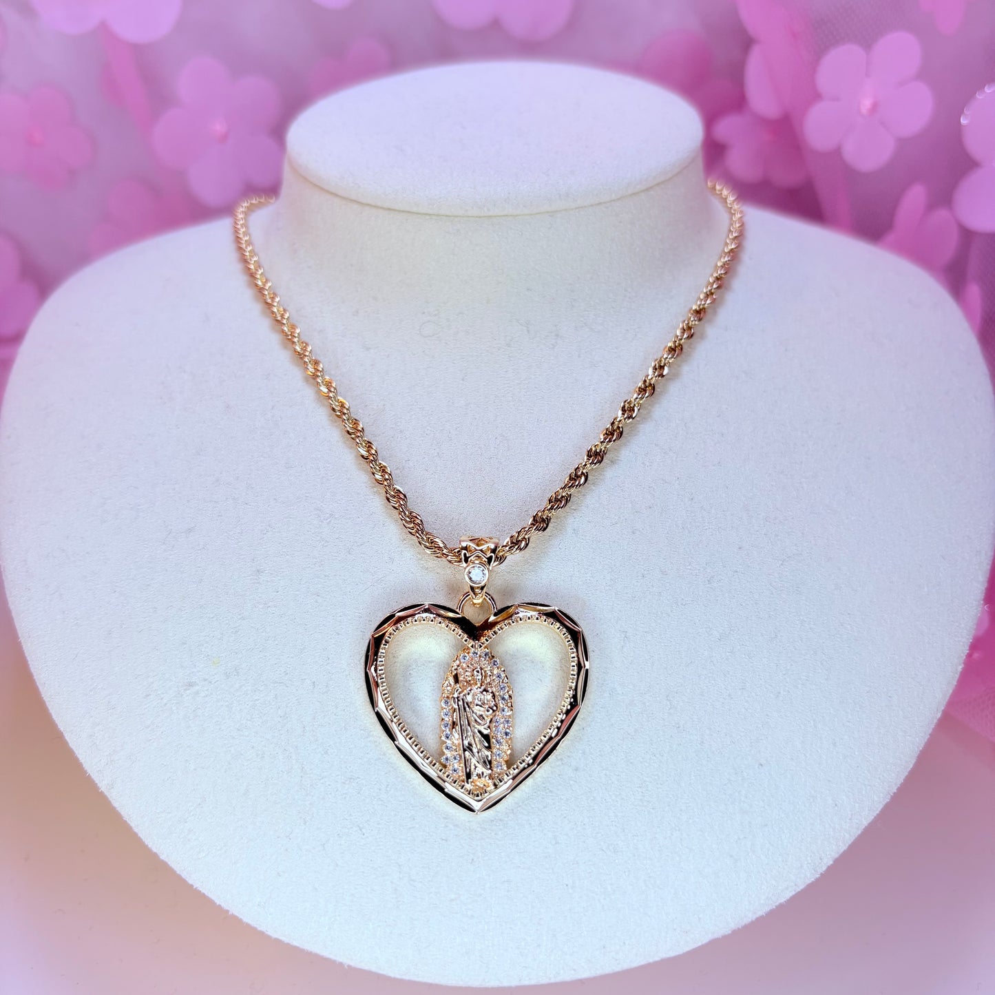 open heart necklace