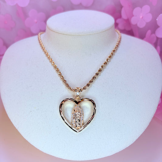 open heart necklace