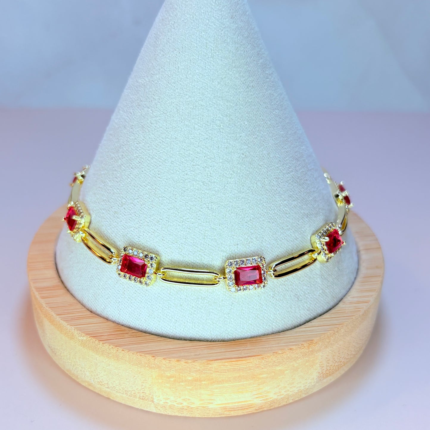 paperclip diamond bracelet