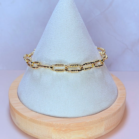 paris paperclip bracelet