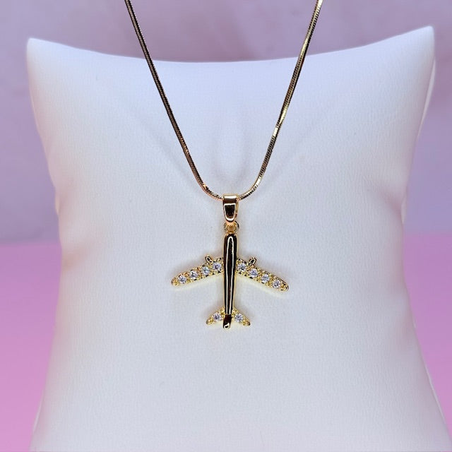 petite jet necklace