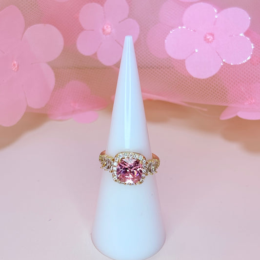 bubblegum halo ring
