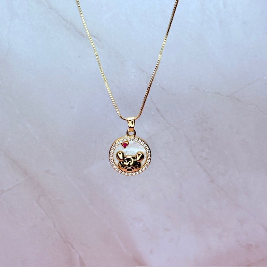 pooh necklace