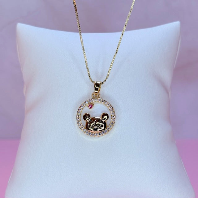 pooh necklace