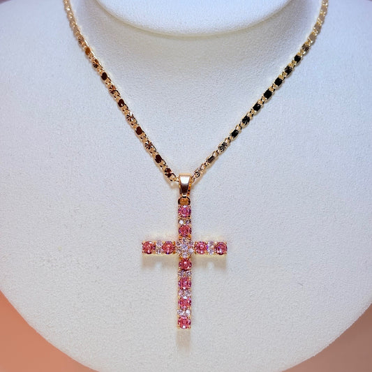 rosa cross necklace