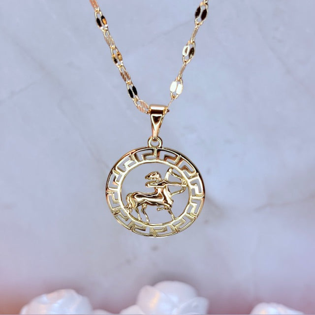 1" zodiac necklace