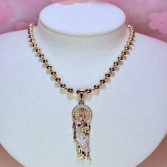 san judas necklace