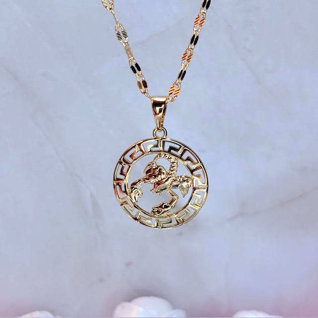 1" zodiac necklace